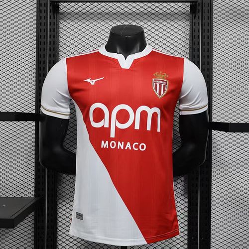 Kit calcio Monaco Casa 25/26 - Versione Giocatore