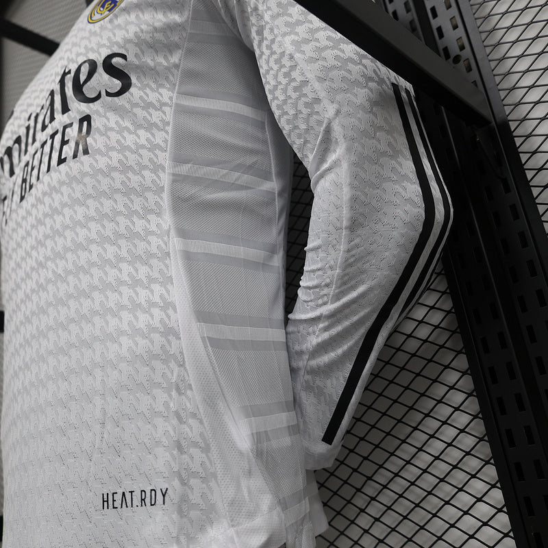 Real Madrid Casa 24/25 - Versione Giocatore Maniche Lunghe