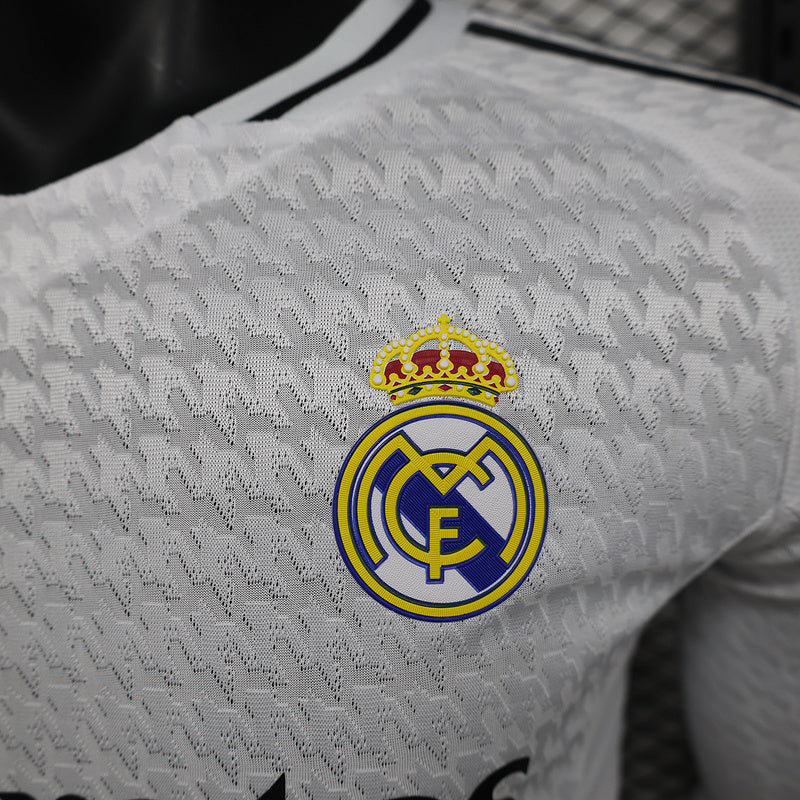 Maillot Real Madrid Domicile 24/25 - Version Joueur Manches Longues