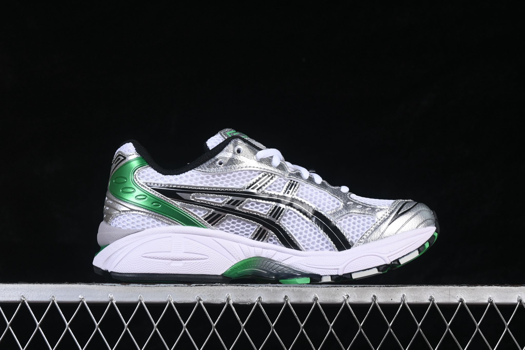 Kayano 14 Grey and Green