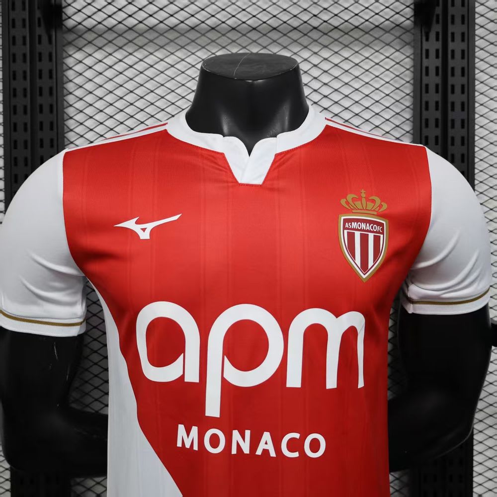 Kit calcio Monaco Casa 25/26 - Versione Giocatore - Immagine 9
