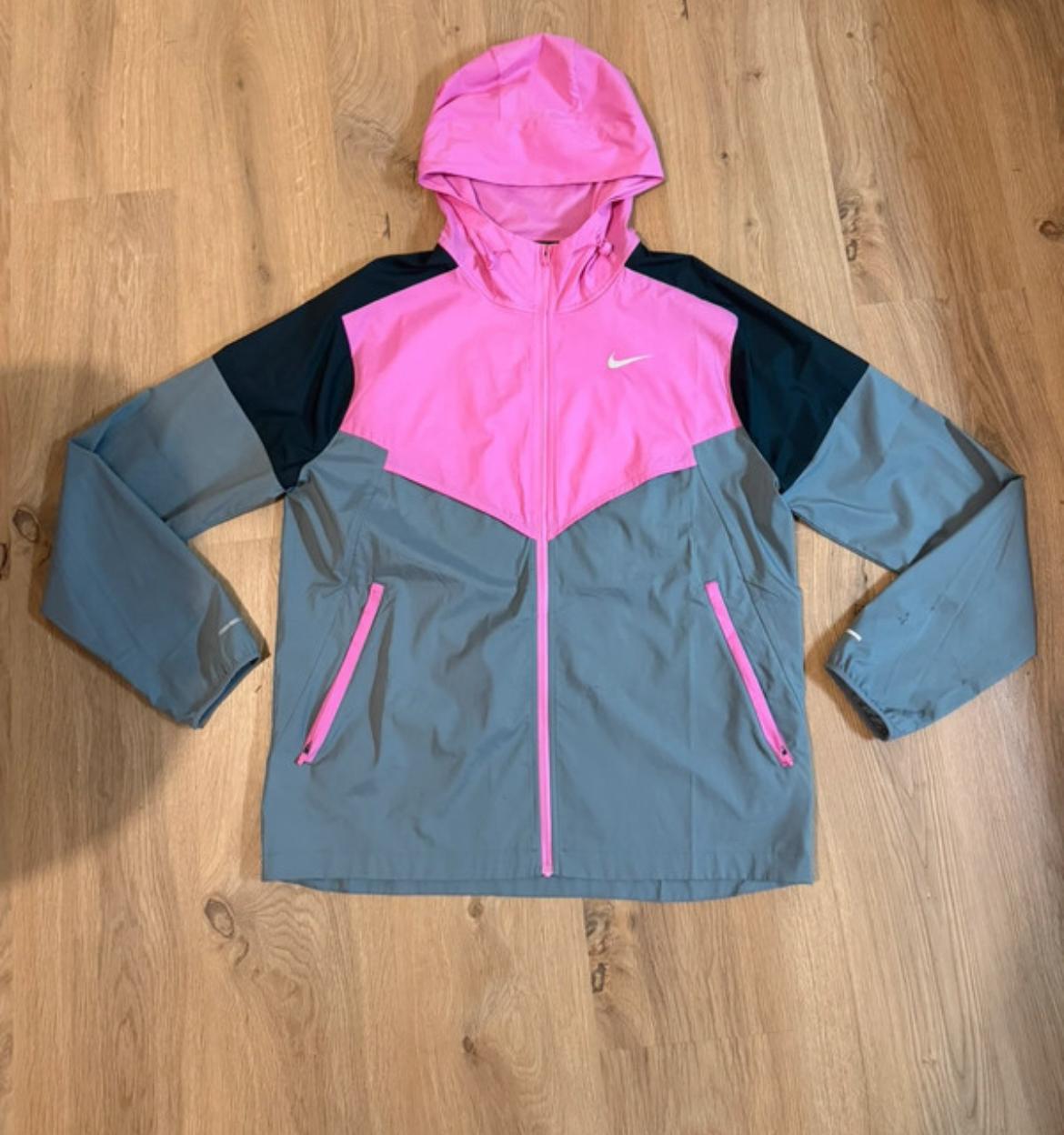 Nike running pink jacket