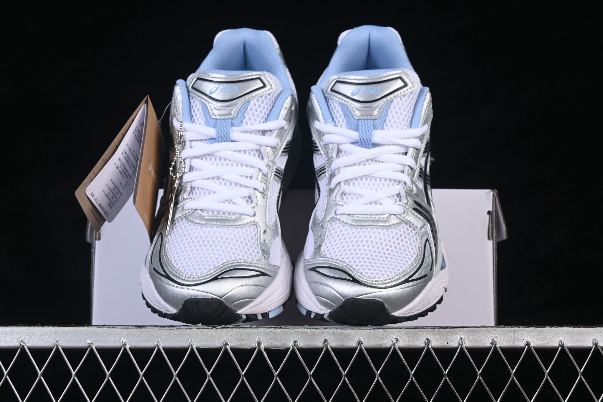 Kayano 14 White and Blue