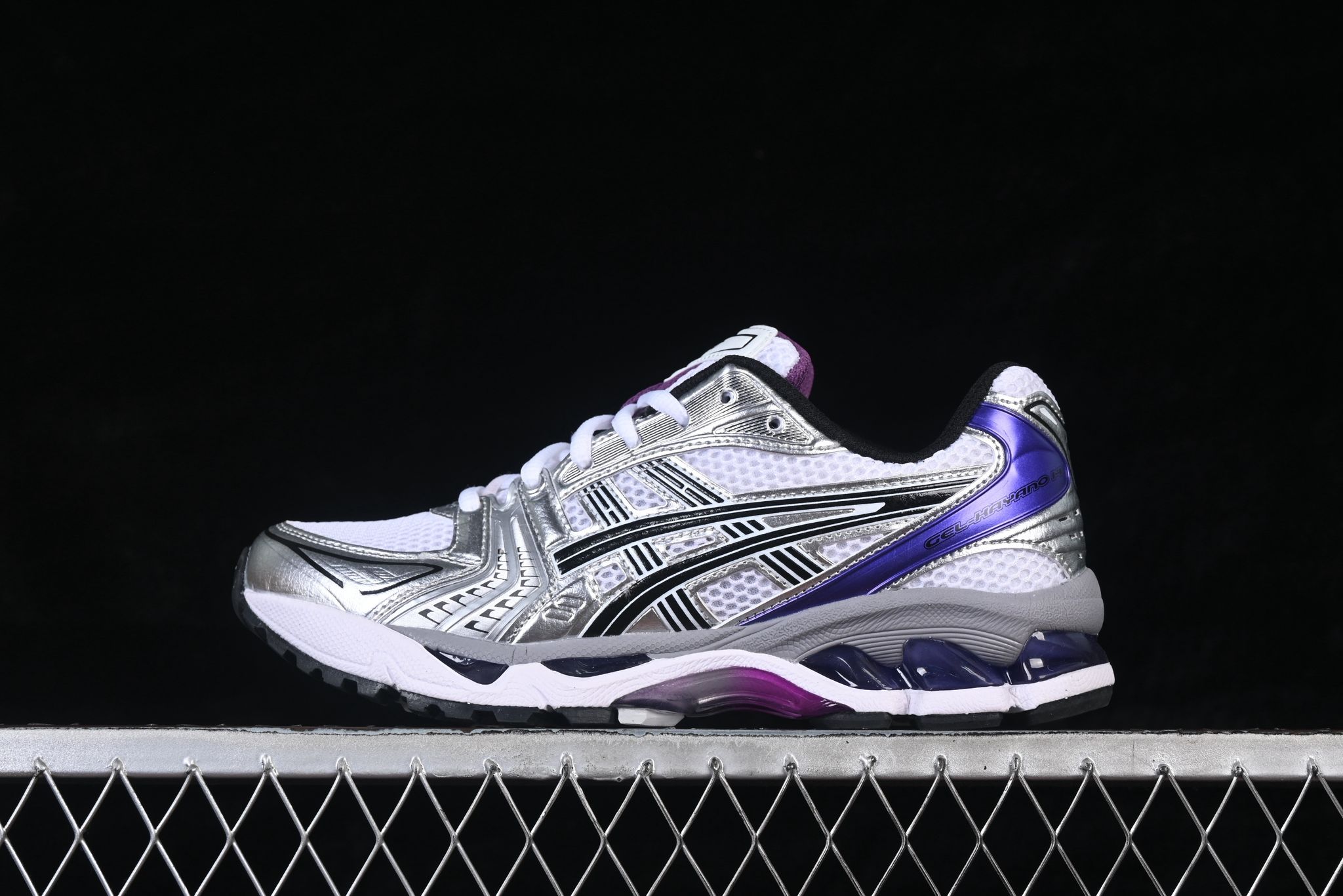 Kayano 14 Grey and Purple
